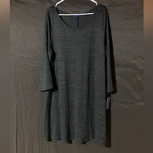 Greenish Black Dress